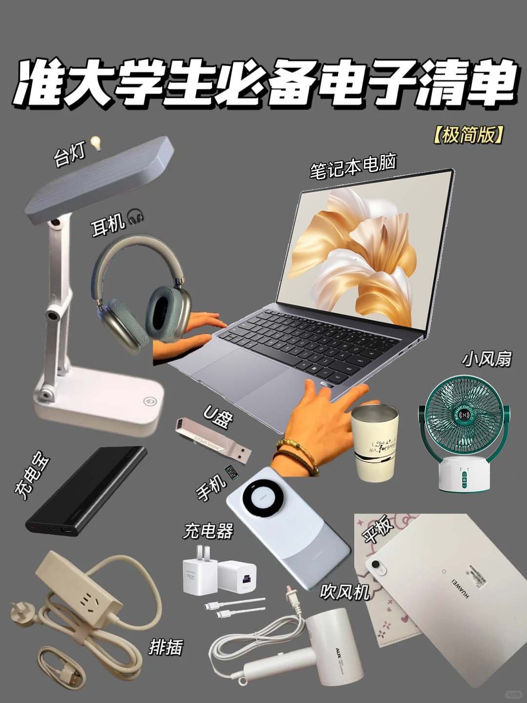 大學新生真正該買的電子產品清單