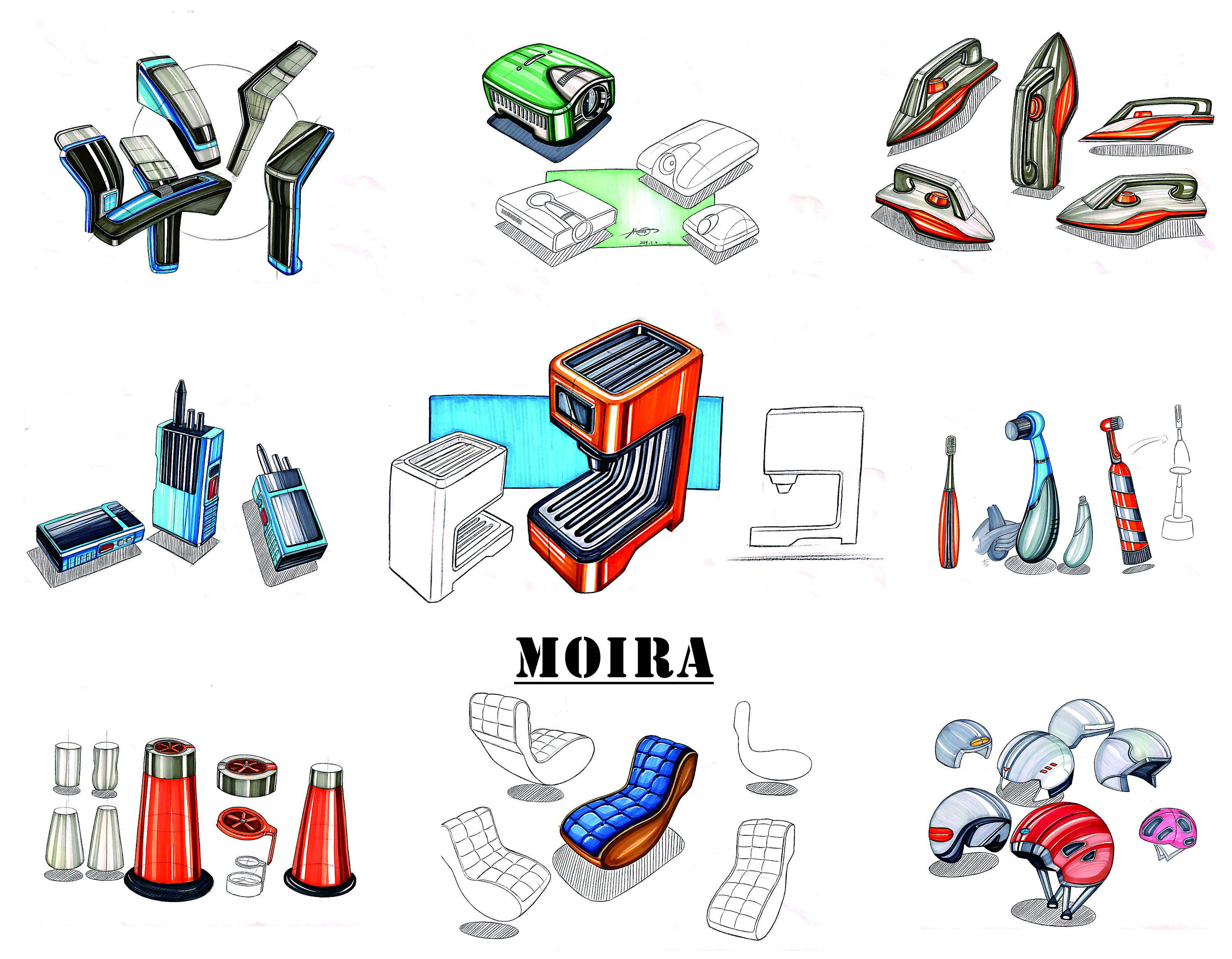 產品設計手繪|工業/產品|電子產品|moira茸 - 臨摹作品 
